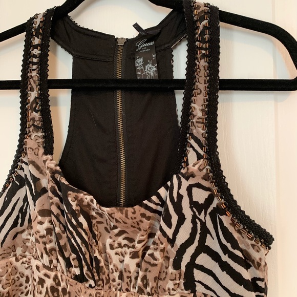 Guess animal print mini dress - Picture 2 of 4